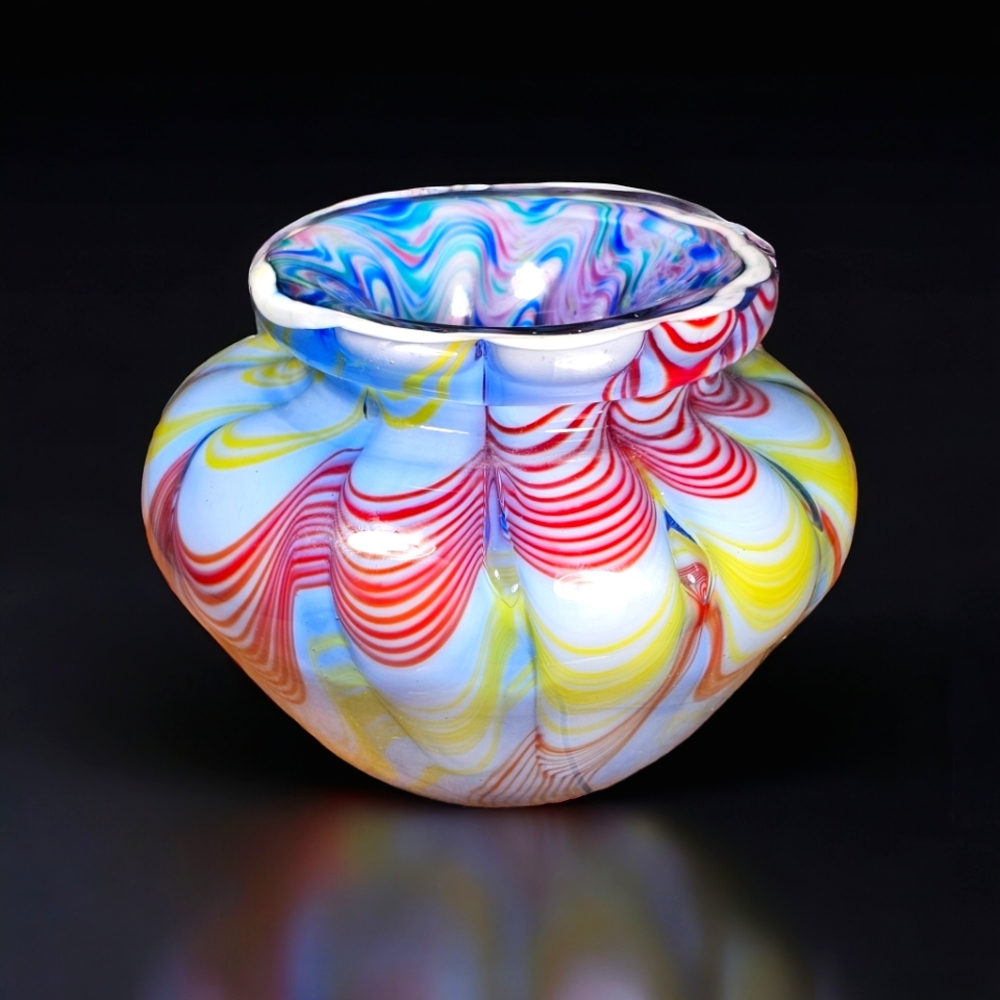 Vintage Pasabahce Art Glass Bowl